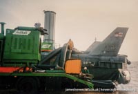 BH7 being moved to The Hovercraft Museum